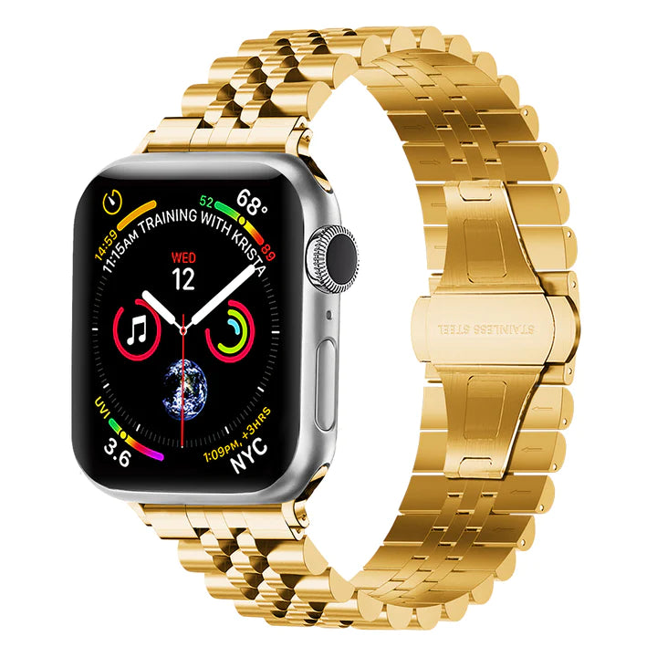 Sovereign Stainless Steel Apple Watch Band - Spyder Straps