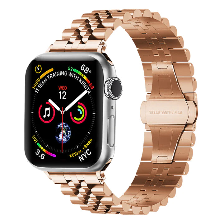 Sovereign Stainless Steel Apple Watch Band - Spyder Straps