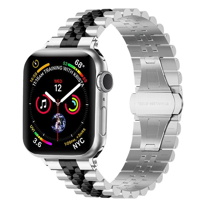 Sovereign Stainless Steel Apple Watch Band - Spyder Straps