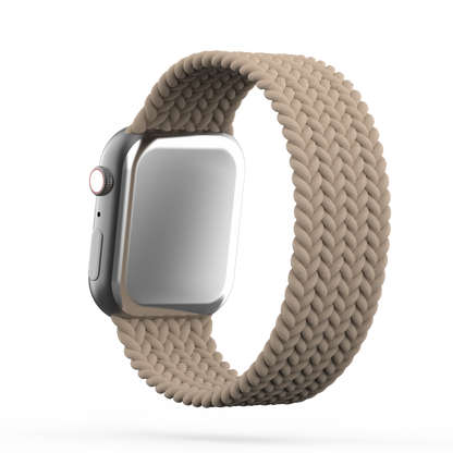 Braided Solo Loop Band Beige - For Apple Watch