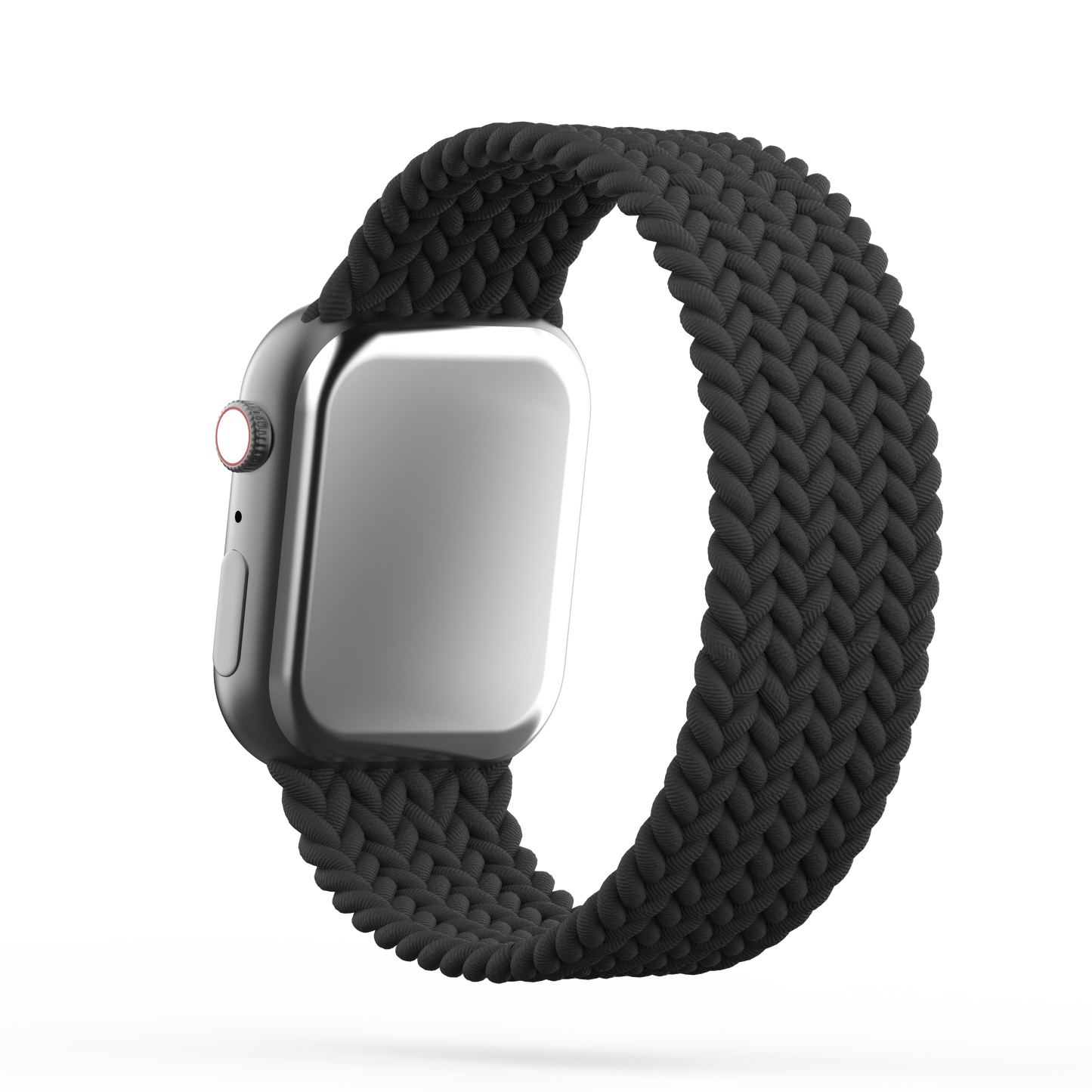 Braided Solo Loop Band Charcoal - For Apple Watch