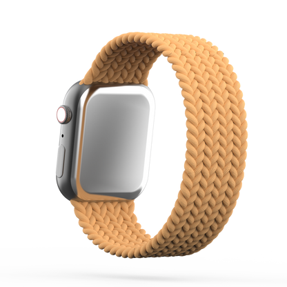 Braided Solo Loop Band Bright Orange - For Apple Watch