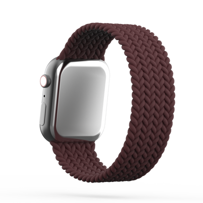 Braided Solo Loop Band Dark Cherry - For Apple Watch