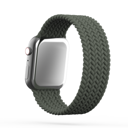 Braided Solo Loop Band Inverse Green - For Apple Watch