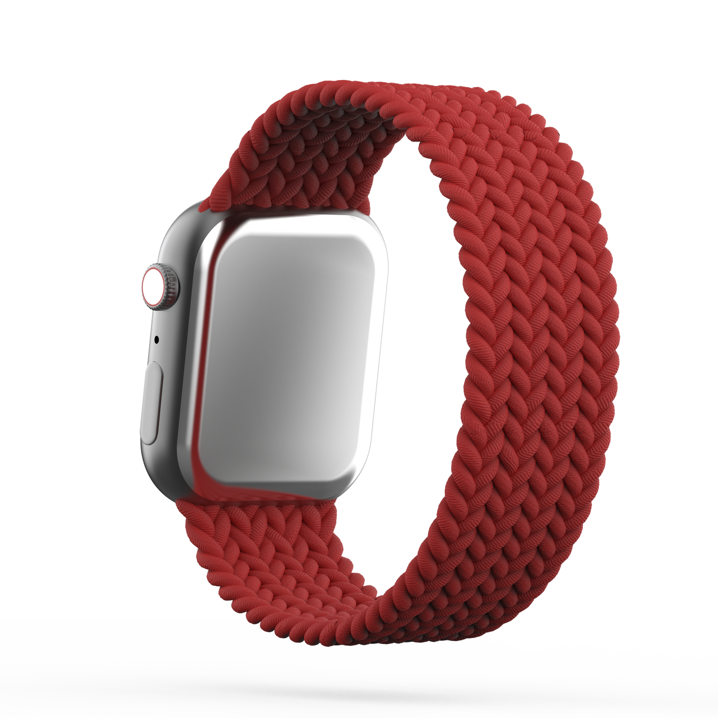 Braided Solo Loop Band Dark Red - For Apple Watch