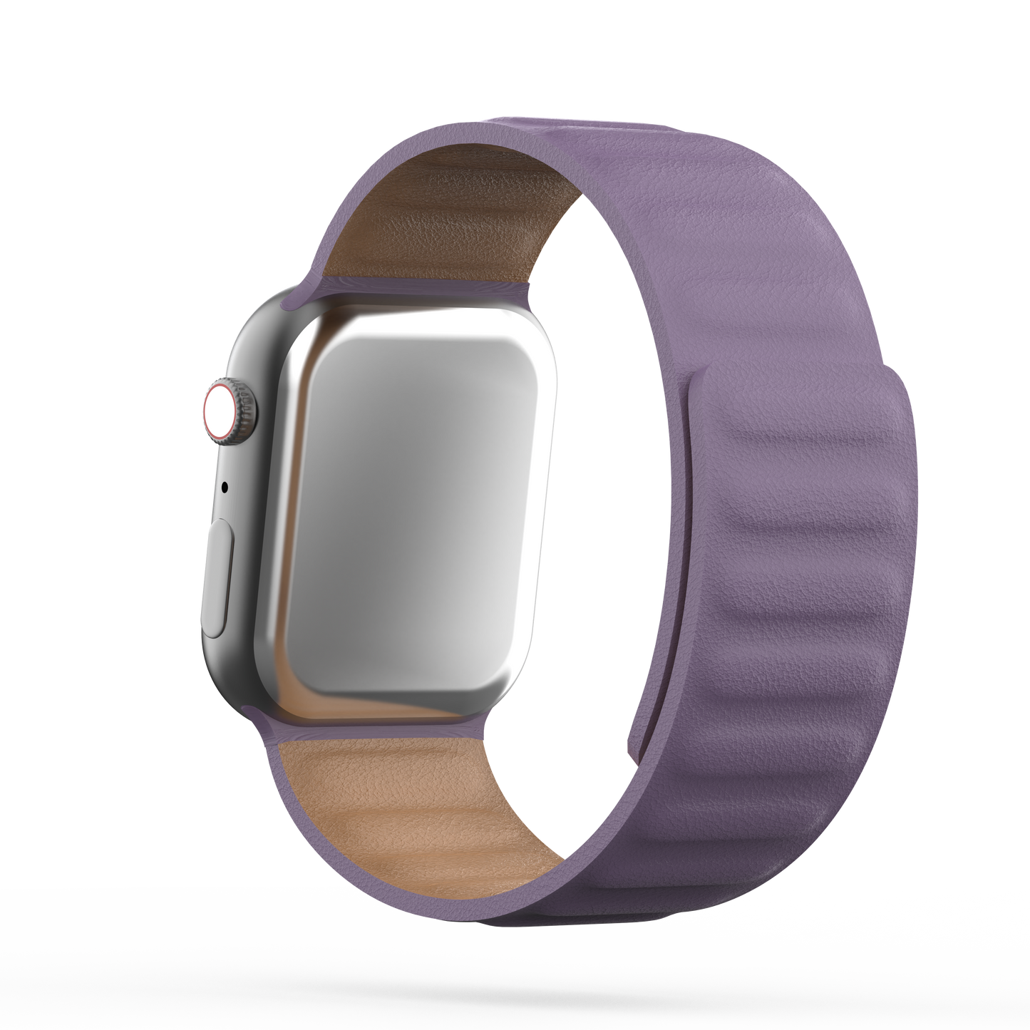 Leather Link Band Dark Cherry - For Apple Watch