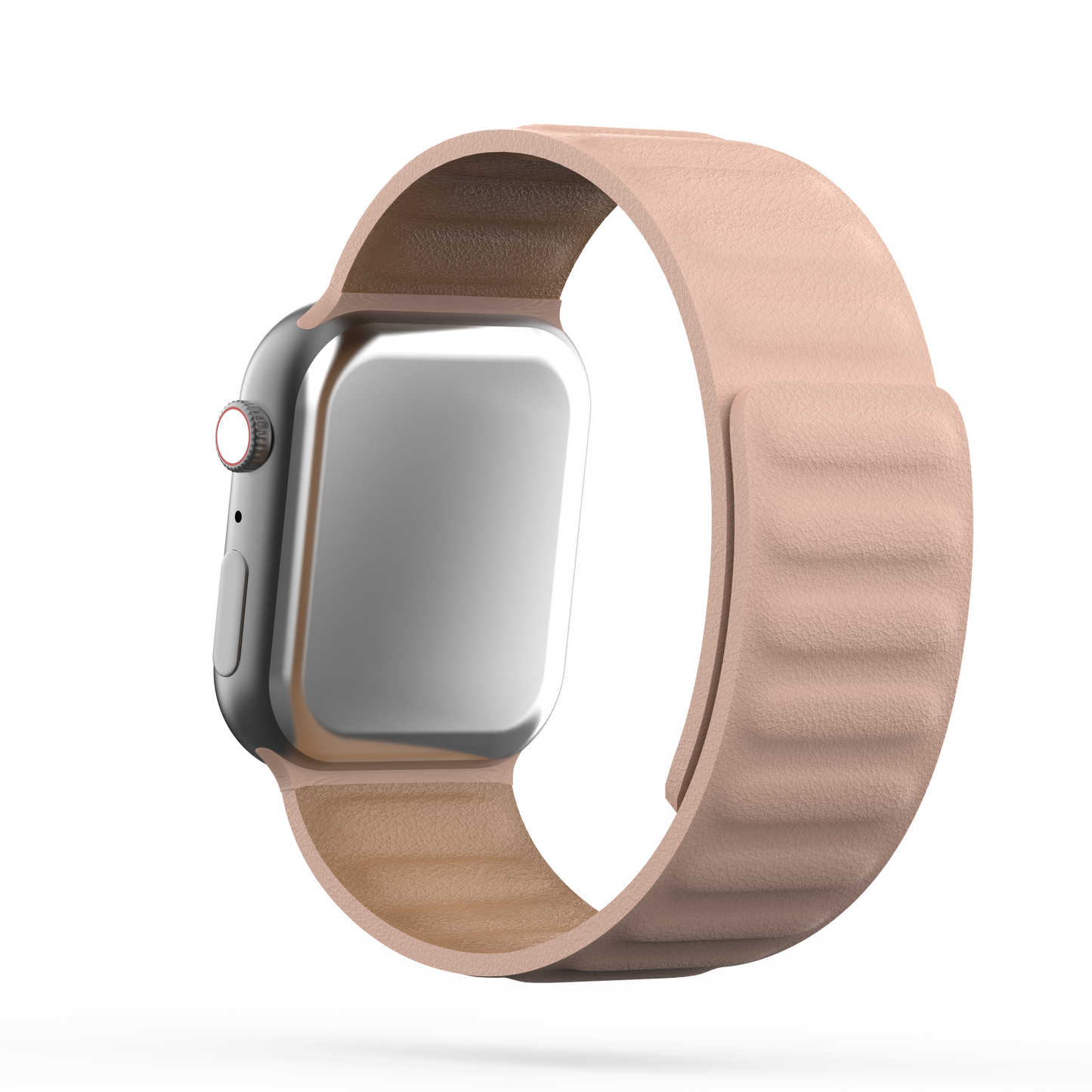 Leather Link Band Soft Pink - For Apple Watch