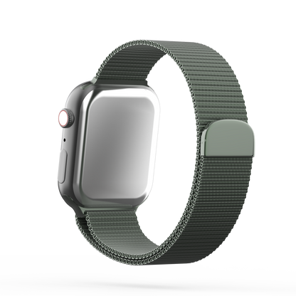 Milanese Loop Mesh Band Green - For Apple Watch