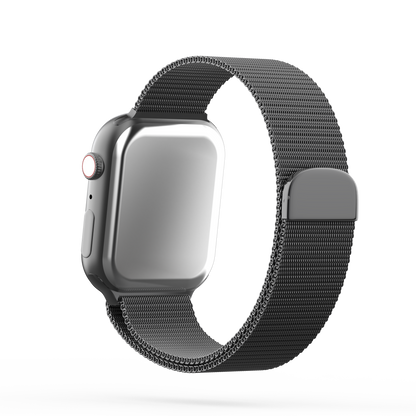 Milanese Loop Mesh Band Black - For Apple Watch