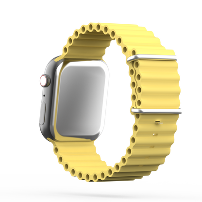 Ocean Band Canary Yellow - For Apple Watch