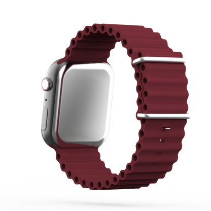 Ocean Band Dark Red - For Apple Watch