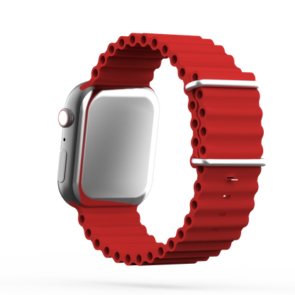 Ocean Band Red - For Apple Watch