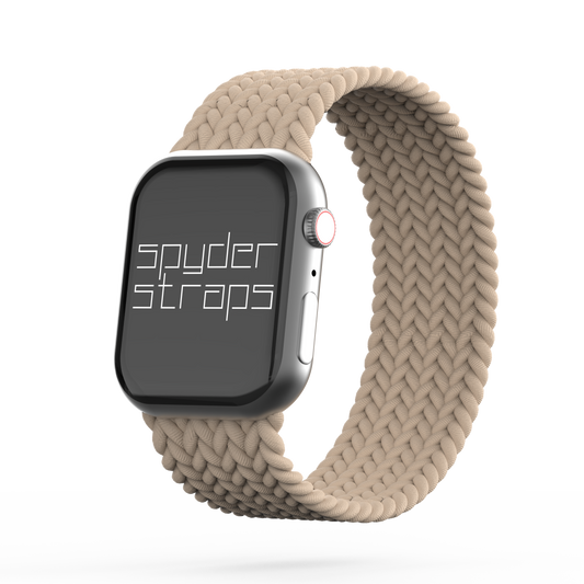 Braided Solo Loop Band Beige - For Apple Watch