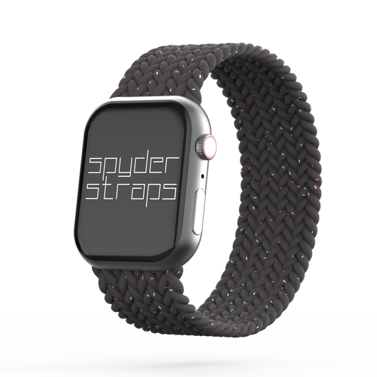 Braided Solo Loop Band Black Unity - For Apple Watch