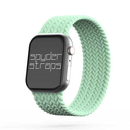 Braided Solo Loop Band Bright Green - For Apple Watch