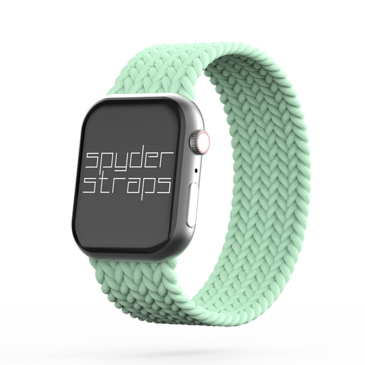 Braided Solo Loop Band Bright Green - For Apple Watch