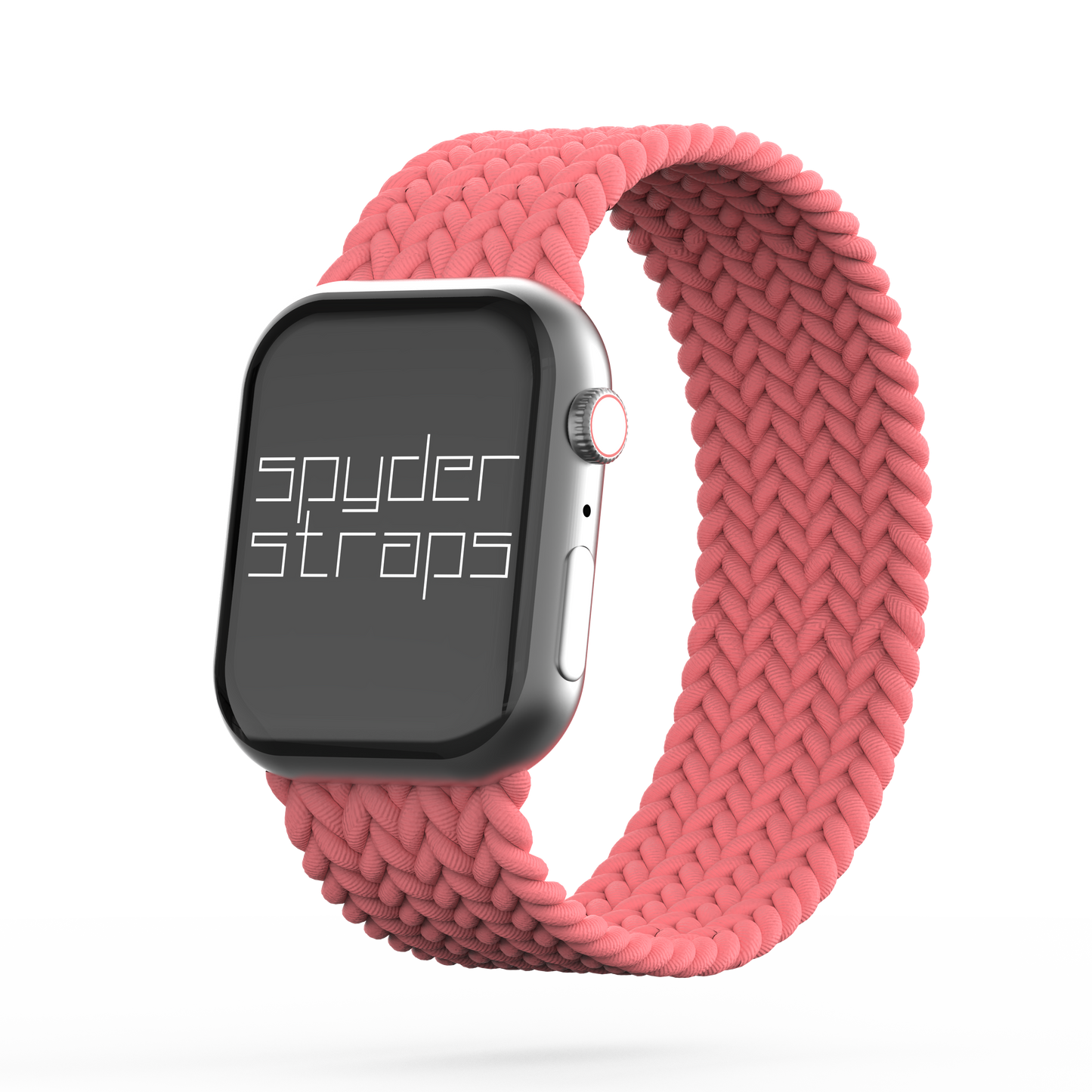 Braided Solo Loop Band Pink Punch - For Apple Watch