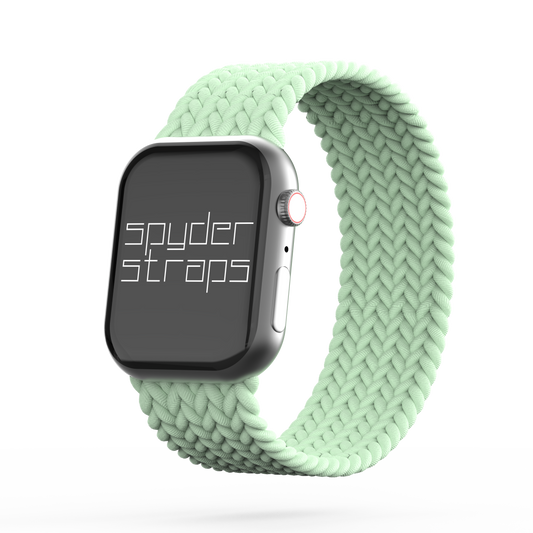 Braided Solo Loop Band Pistachio - For Apple Watch