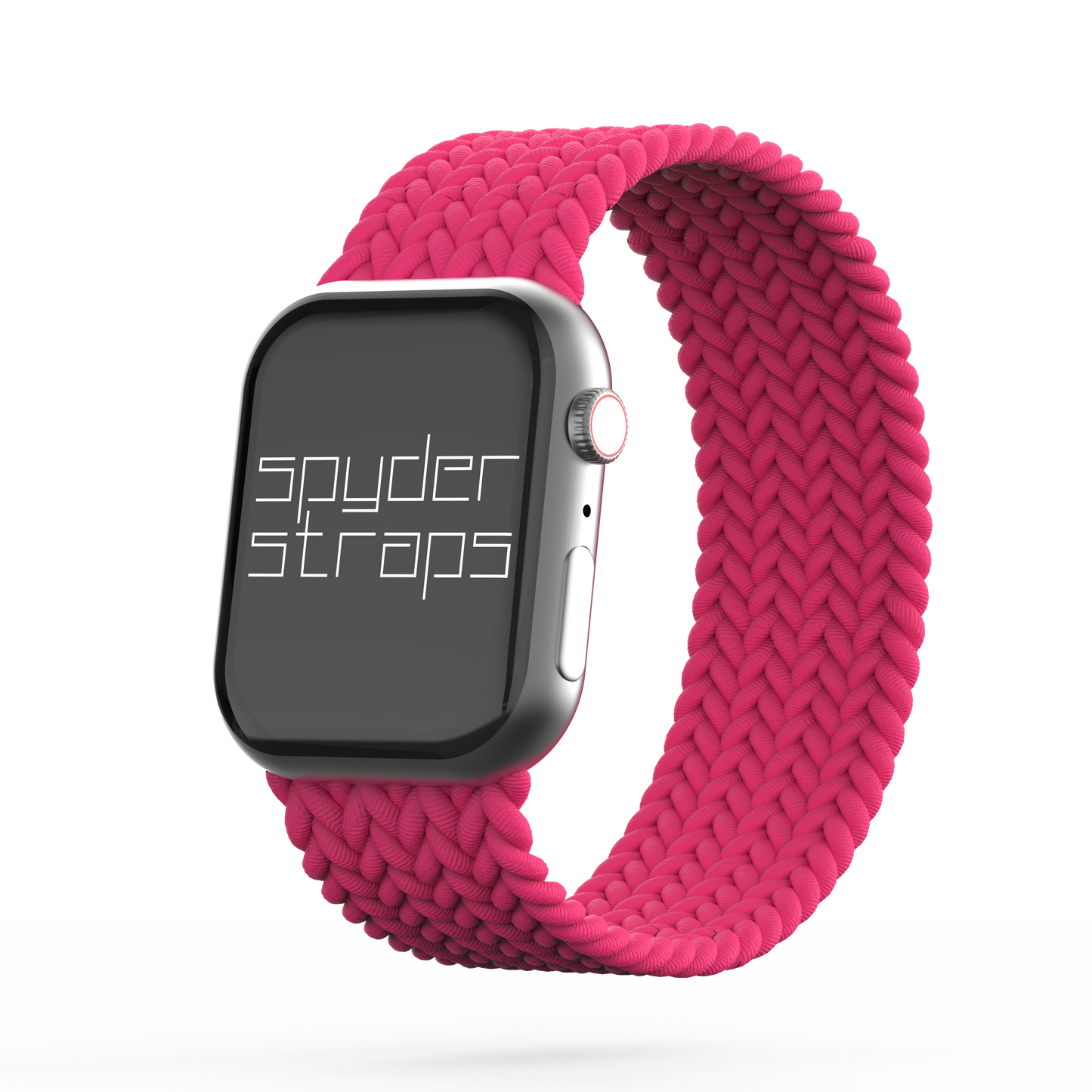 Braided Solo Loop Band Raspberry - For Apple Watch