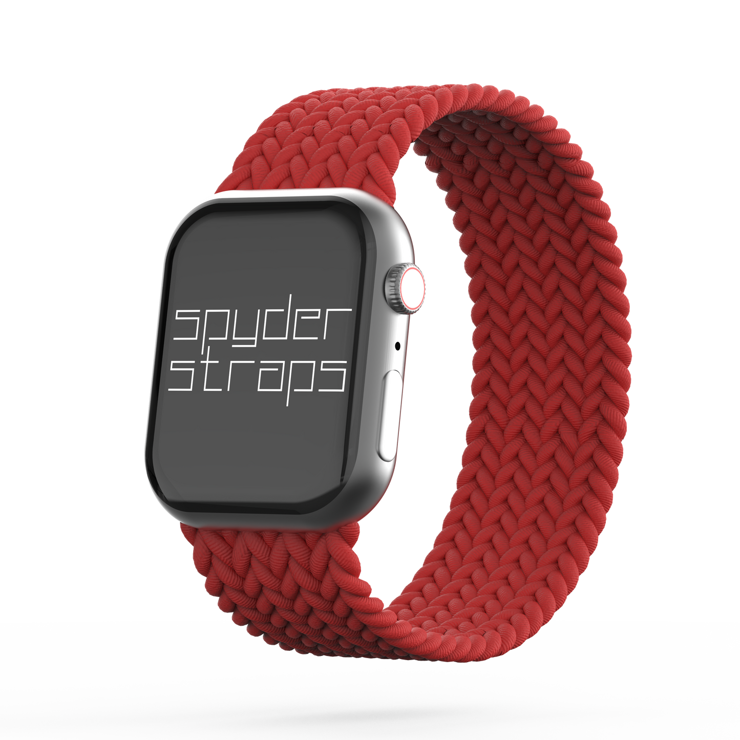 Braided Solo Loop Band Dark Red - For Apple Watch