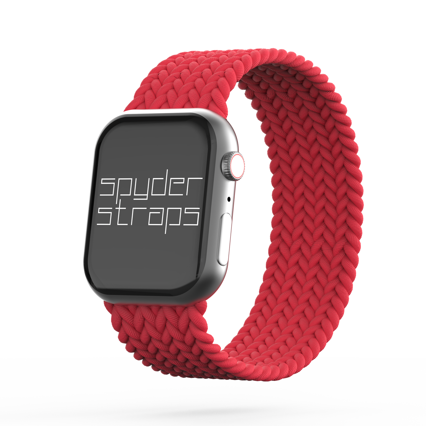 Braided Solo Loop Band Red - For Apple Watch