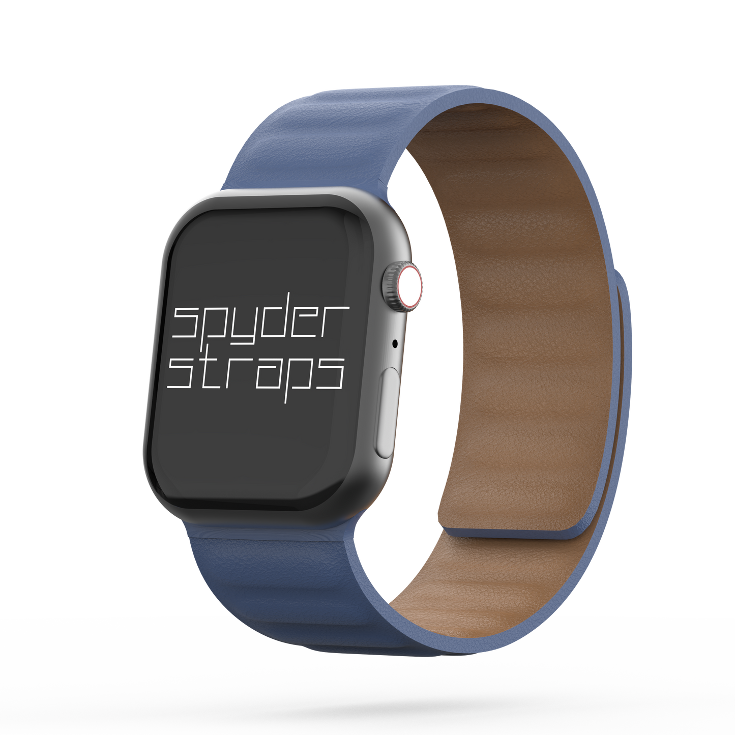 Leather Link Band Baltic Blue - For Apple Watch