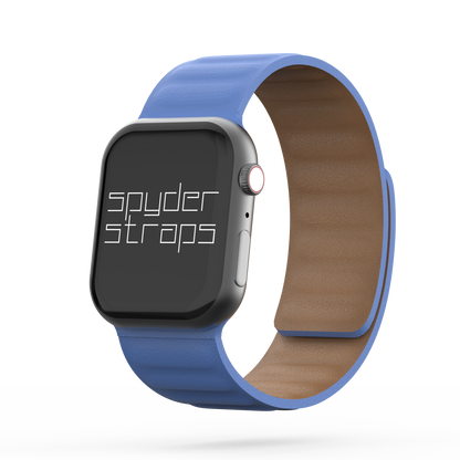 Leather Link Band Klein Blue - For Apple Watch