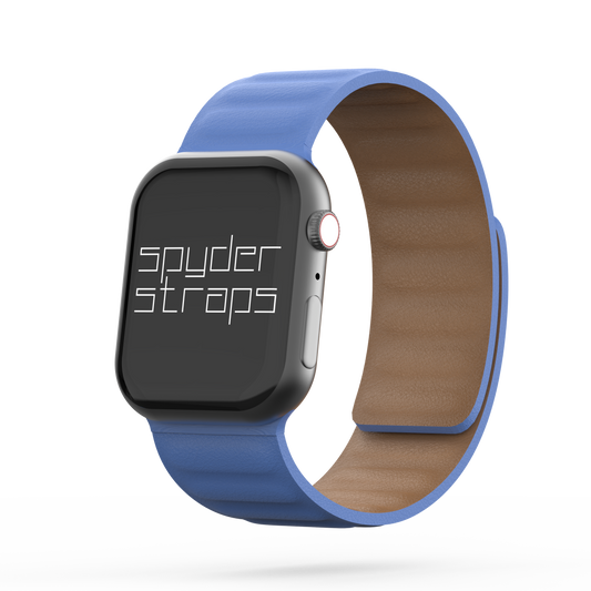 Leather Link Band Klein Blue - For Apple Watch