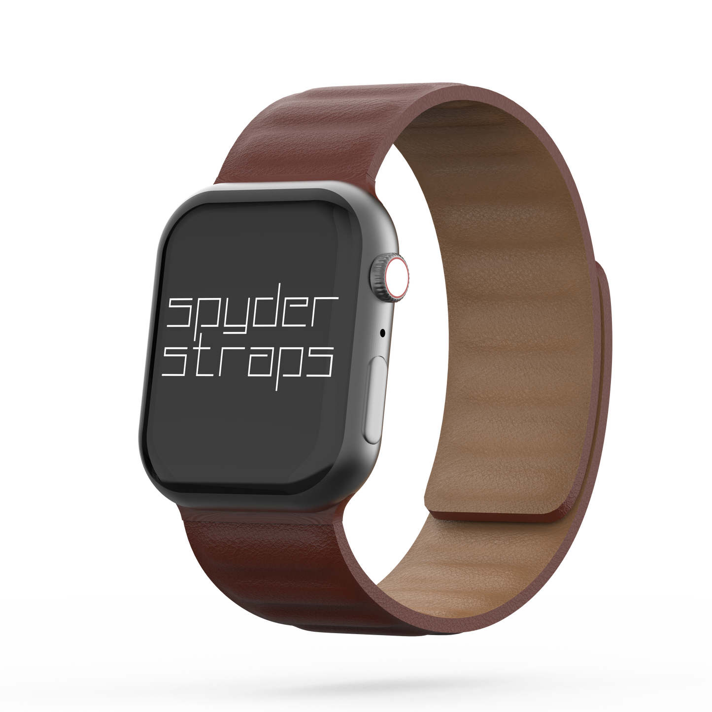 Leather Link Band Umber Brown - For Apple Watch