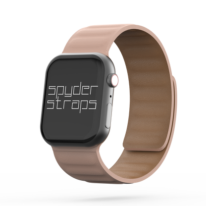 Leather Link Band Soft Pink - For Apple Watch