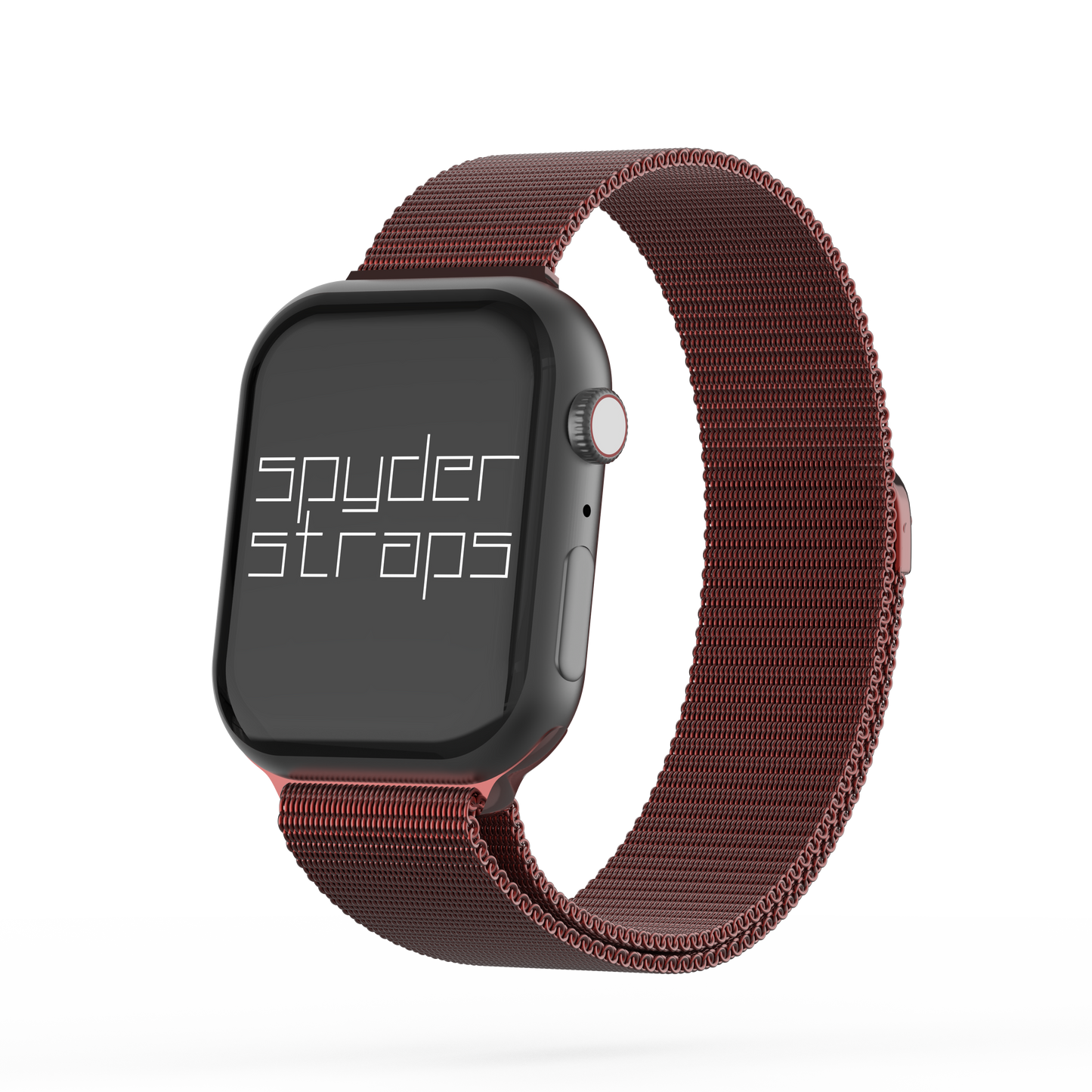 Milanese Loop Mesh Band Red - For Apple Watch