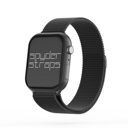 Milanese Loop Mesh Band Black - For Apple Watch