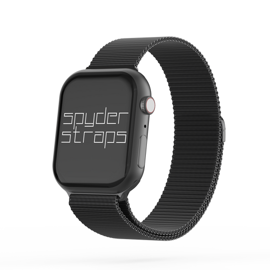 Milanese Loop Mesh Band Black - For Apple Watch