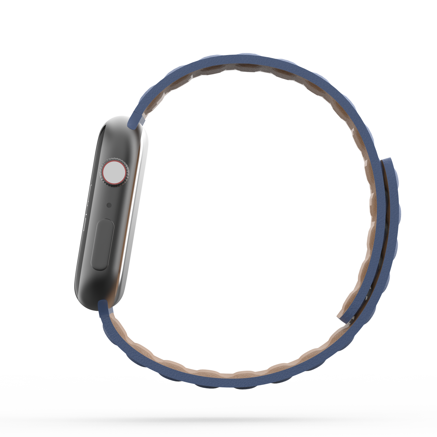 Leather Link Band Baltic Blue - For Apple Watch