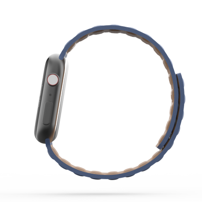 Leather Link Band Baltic Blue - For Apple Watch