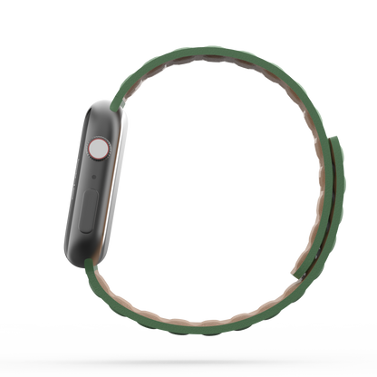 Leather Link Band Clover Green - For Apple Watch