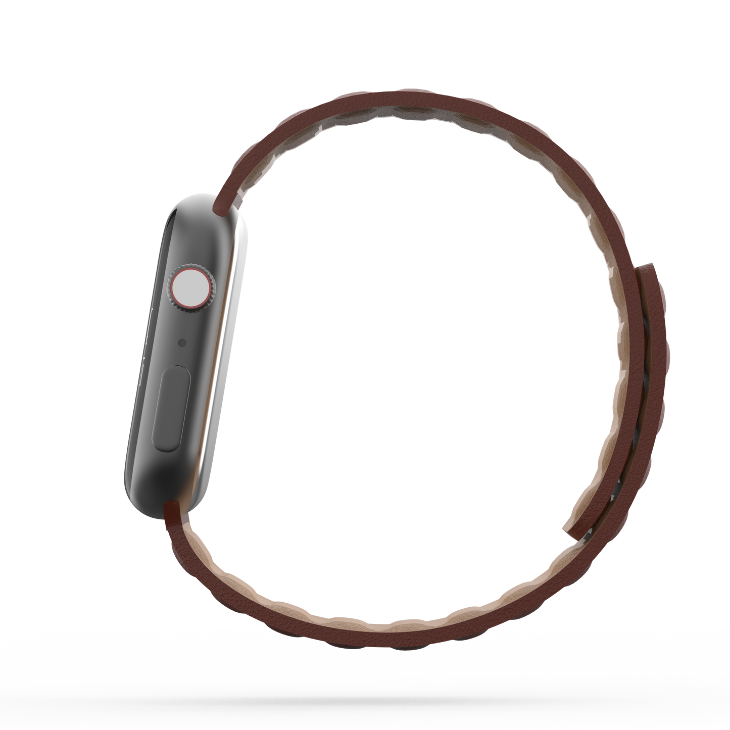 Leather Link Band Umber Brown - For Apple Watch