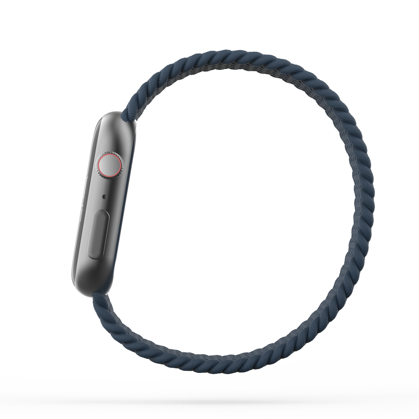 Braided Solo Loop Band Abyss Blue - For Apple Watch