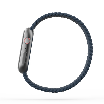 Braided Solo Loop Band Abyss Blue - For Apple Watch