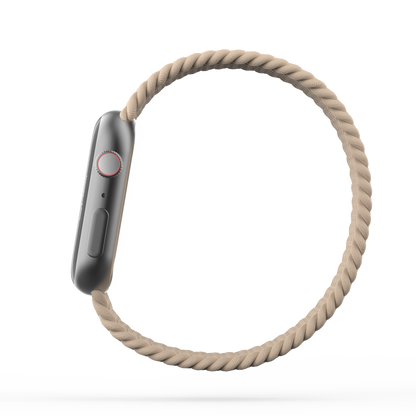 Braided Solo Loop Band Beige - For Apple Watch