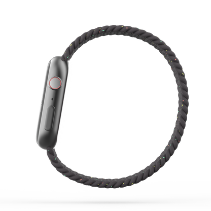 Braided Solo Loop Band Black Unity - For Apple Watch