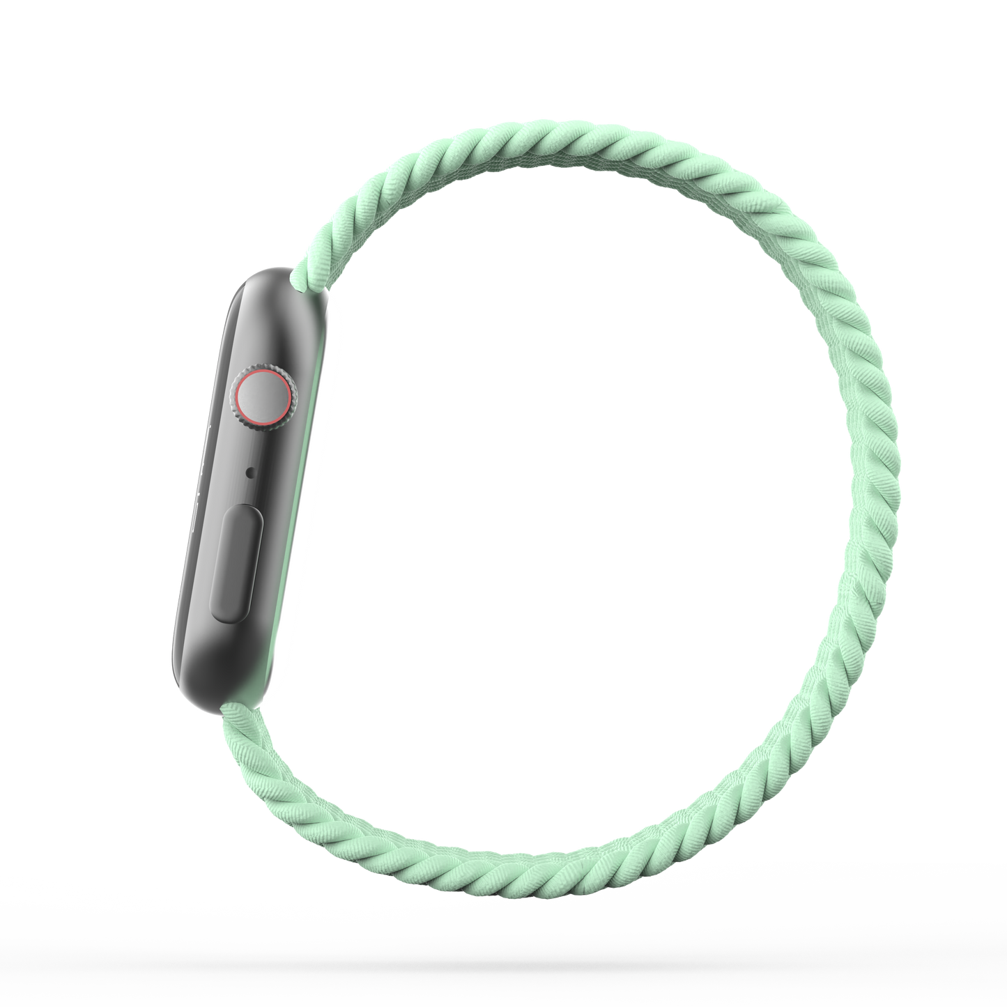 Braided Solo Loop Band Bright Green - For Apple Watch