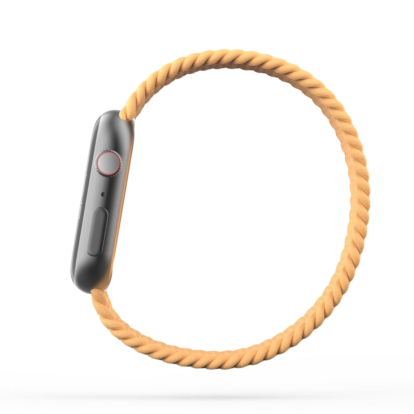 Braided Solo Loop Band Bright Orange - For Apple Watch