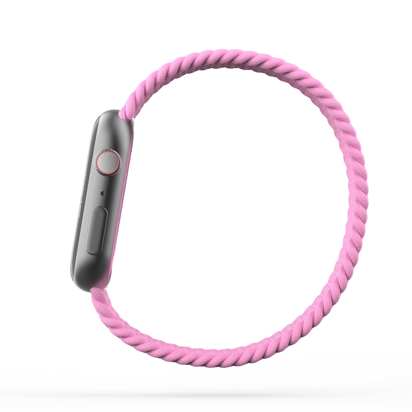 Braided Solo Loop Band Flamingo - For Apple Watch