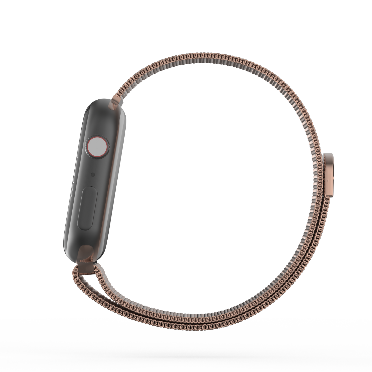 Milanese Loop Mesh Band Rose Gold - For Apple Watch