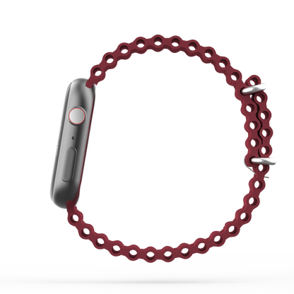 Ocean Band Dark Red - For Apple Watch