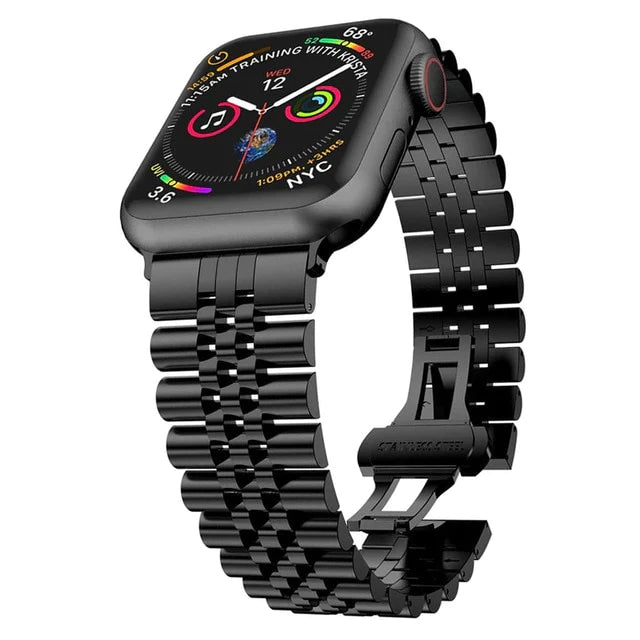 Sovereign Stainless Steel Apple Watch Band - Spyder Straps