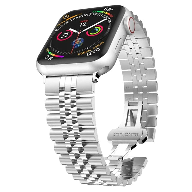 Sovereign Stainless Steel Apple Watch Band - Spyder Straps