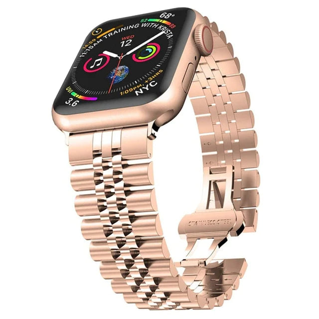 Sovereign Stainless Steel Apple Watch Band - Spyder Straps