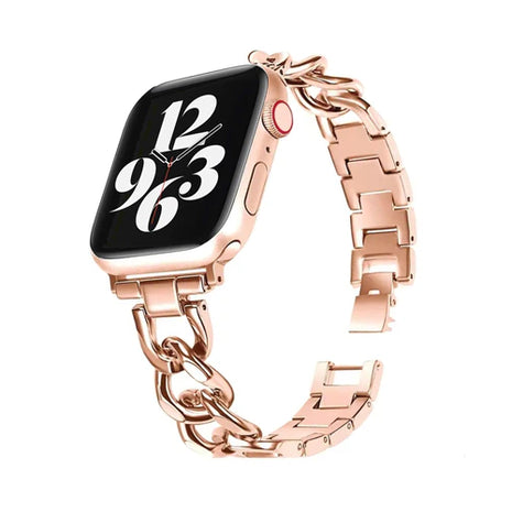 Elegance Chain Stainless Steel Apple Watch Band - Spyder Straps